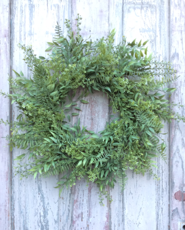 Mixed Greenery Wreath