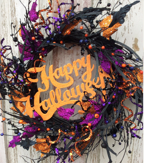 Happy Halloween Wreath