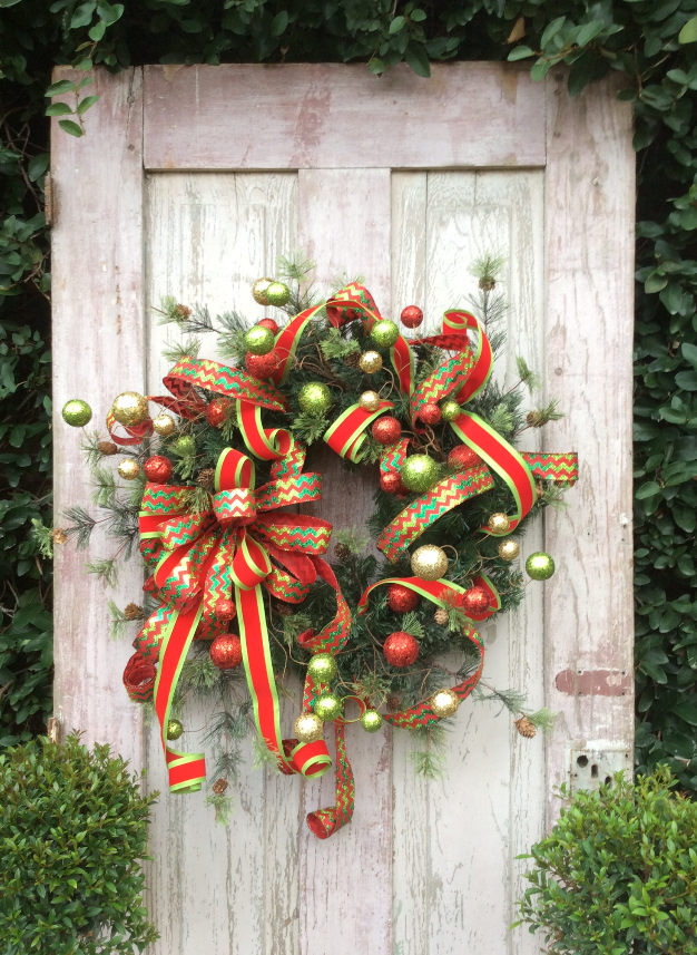 Traditional Christmas Ball Wreath