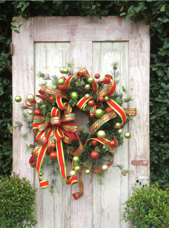 Traditional Christmas Ball Wreath