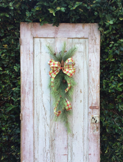 Plaid Christmas Wreath