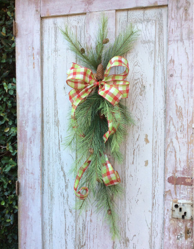 Plaid Christmas Wreath