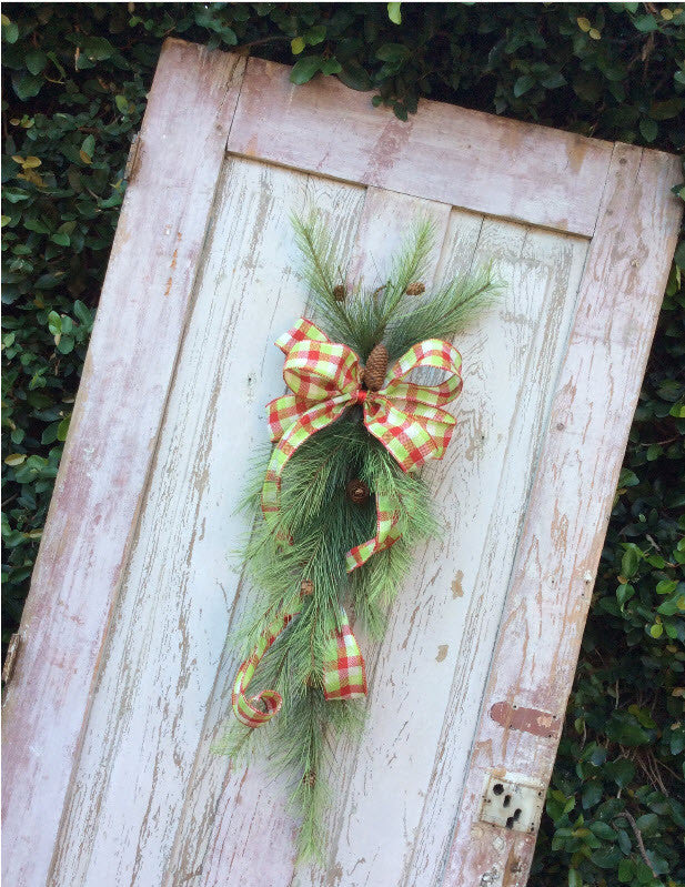 Plaid Christmas Wreath