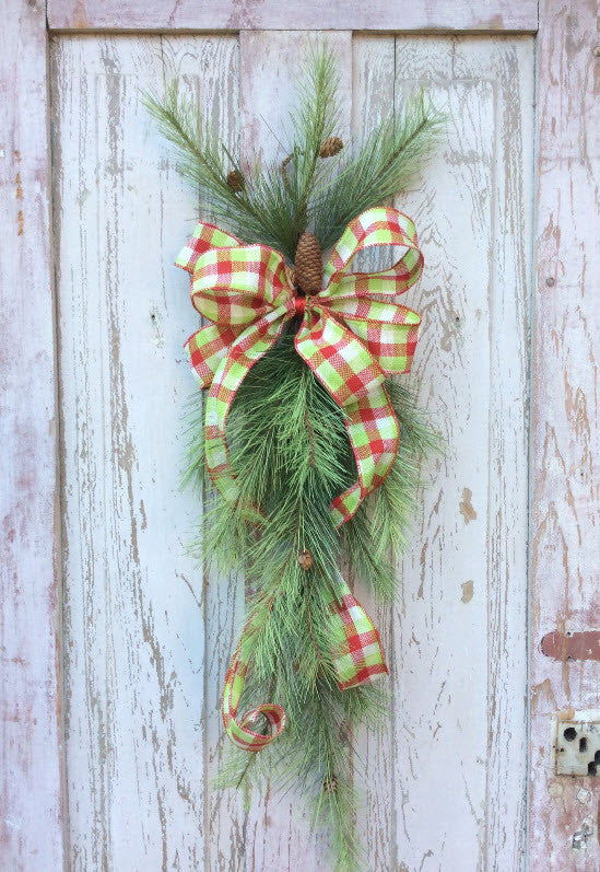 Plaid Christmas Wreath