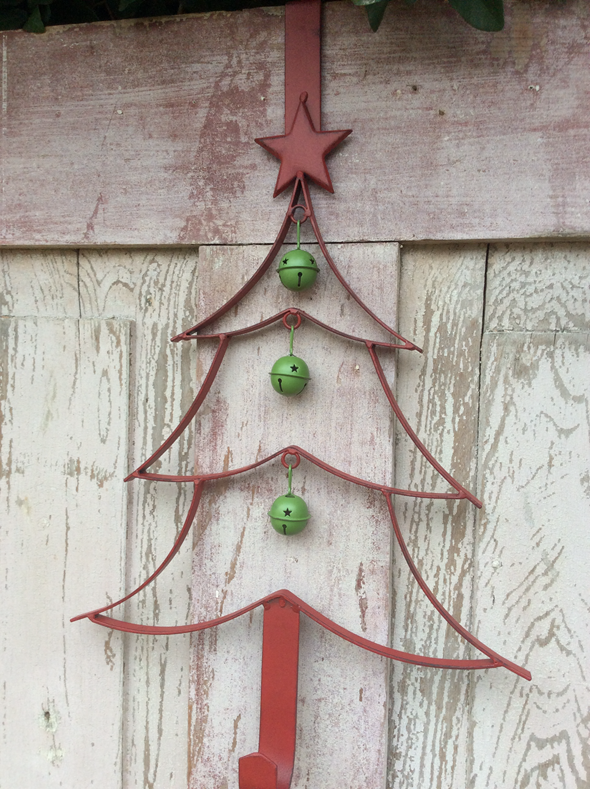 Red Christmas Tree Wreath Hanger