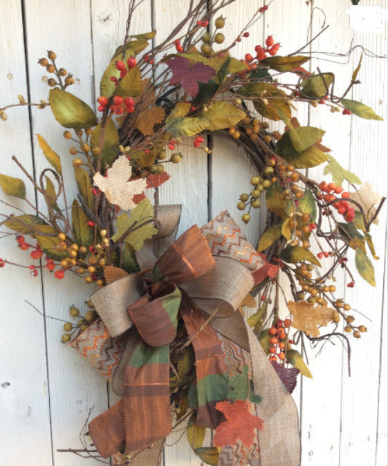 Fall Leaf Wreath