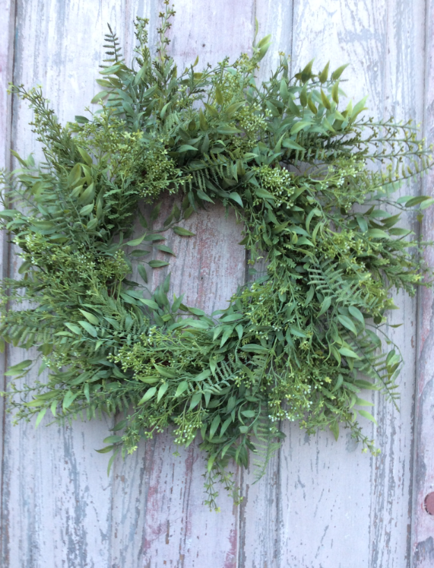 Mixed Greenery Wreath