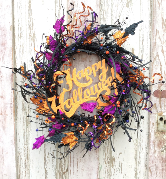 Happy Halloween Wreath