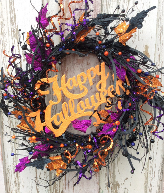 Happy Halloween Wreath