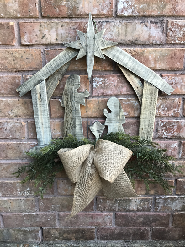 Christmas Nativity Door hanger