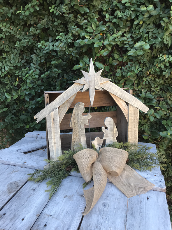 Christmas Nativity Door hanger