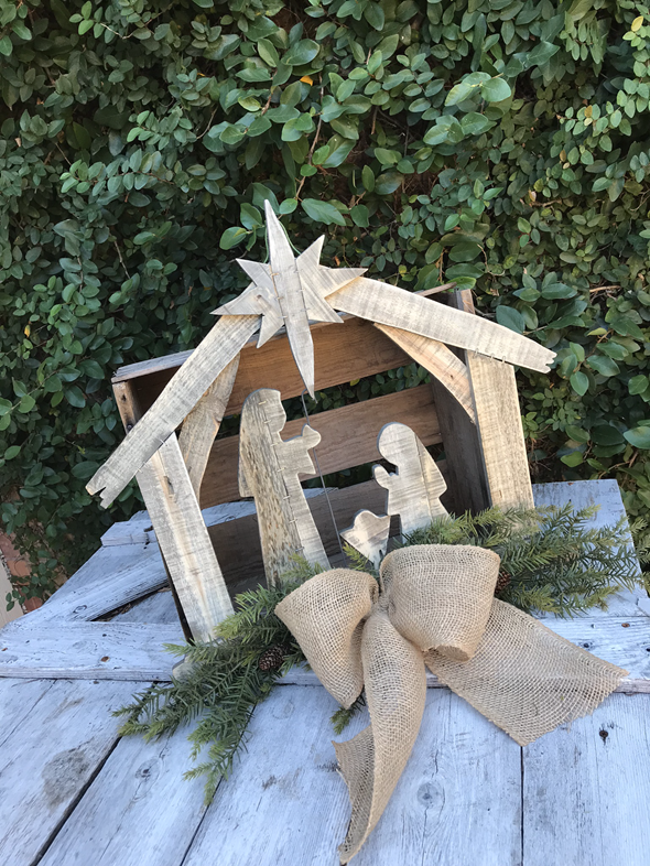 Christmas Nativity Door hanger