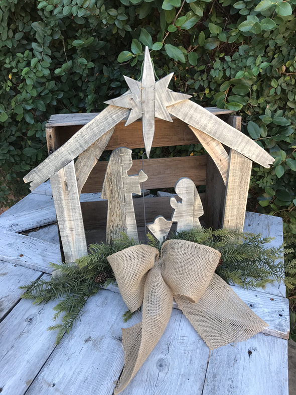 Christmas Nativity Door hanger