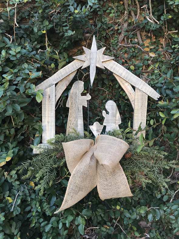 Christmas Nativity Door hanger