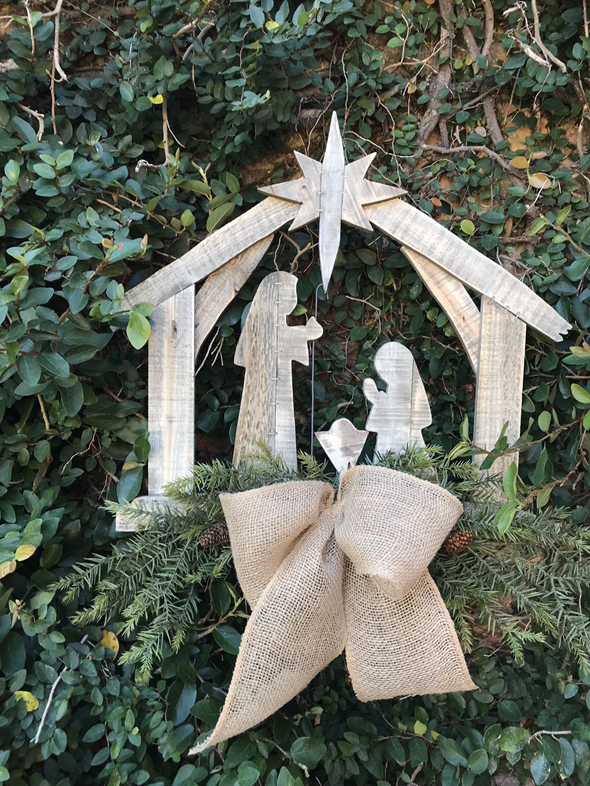 Christmas Nativity Door hanger
